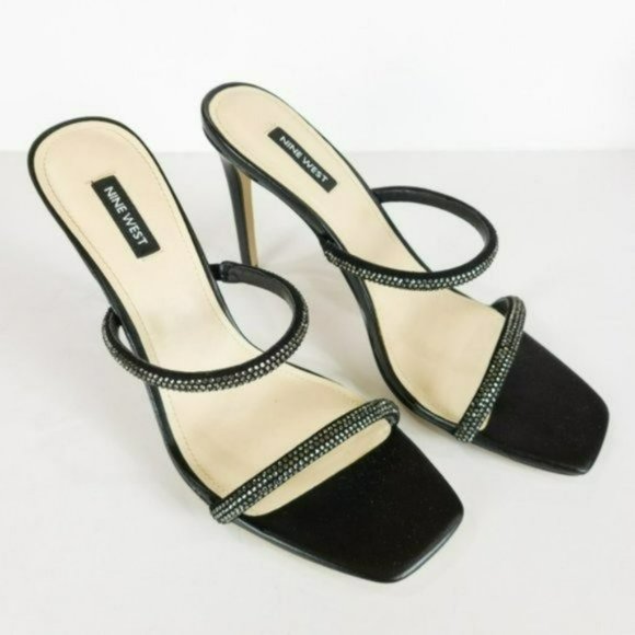 NINE WEST Zarleen Heeled Slide Sandals -10.5 - Picture 6 of 8